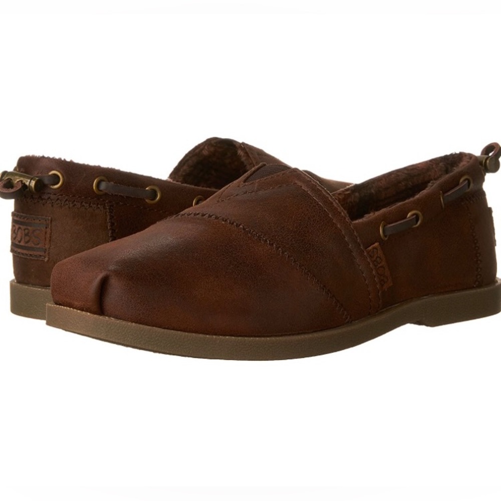 BOBS from Sketchers Chill Luxe Brown Flats